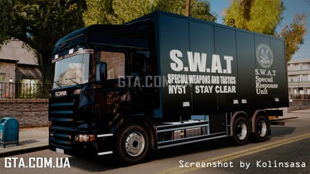 Новый грузовик подразделения "SWAT"